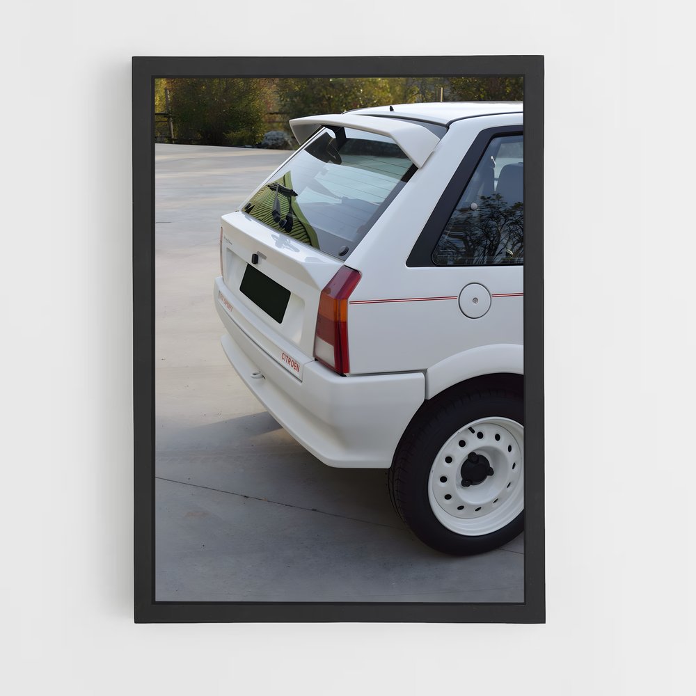 Poster GTI en Plein Parking – affiche Citroën (vue 2)